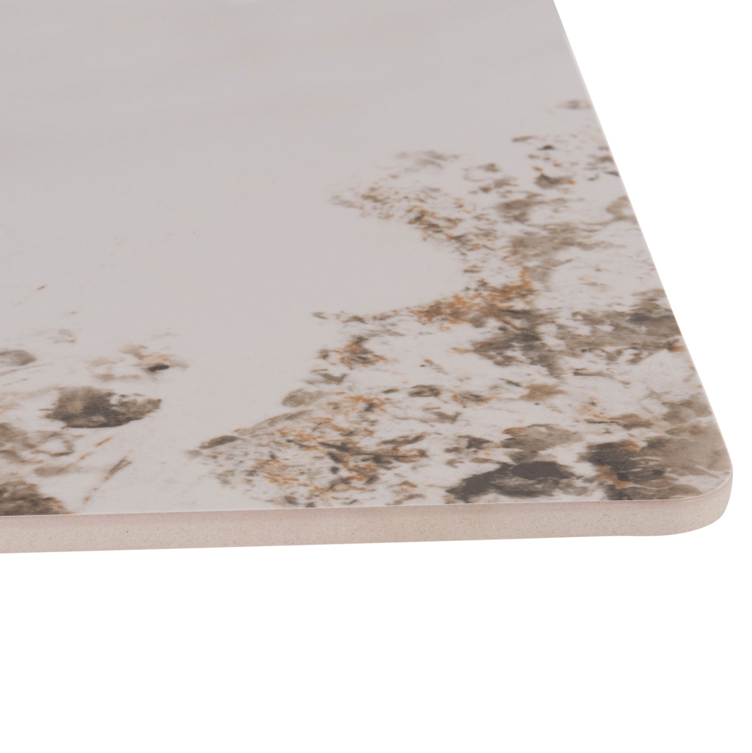 Трапезарна маса tetran черна основа -- синтерован камък pandora 80x80x74см