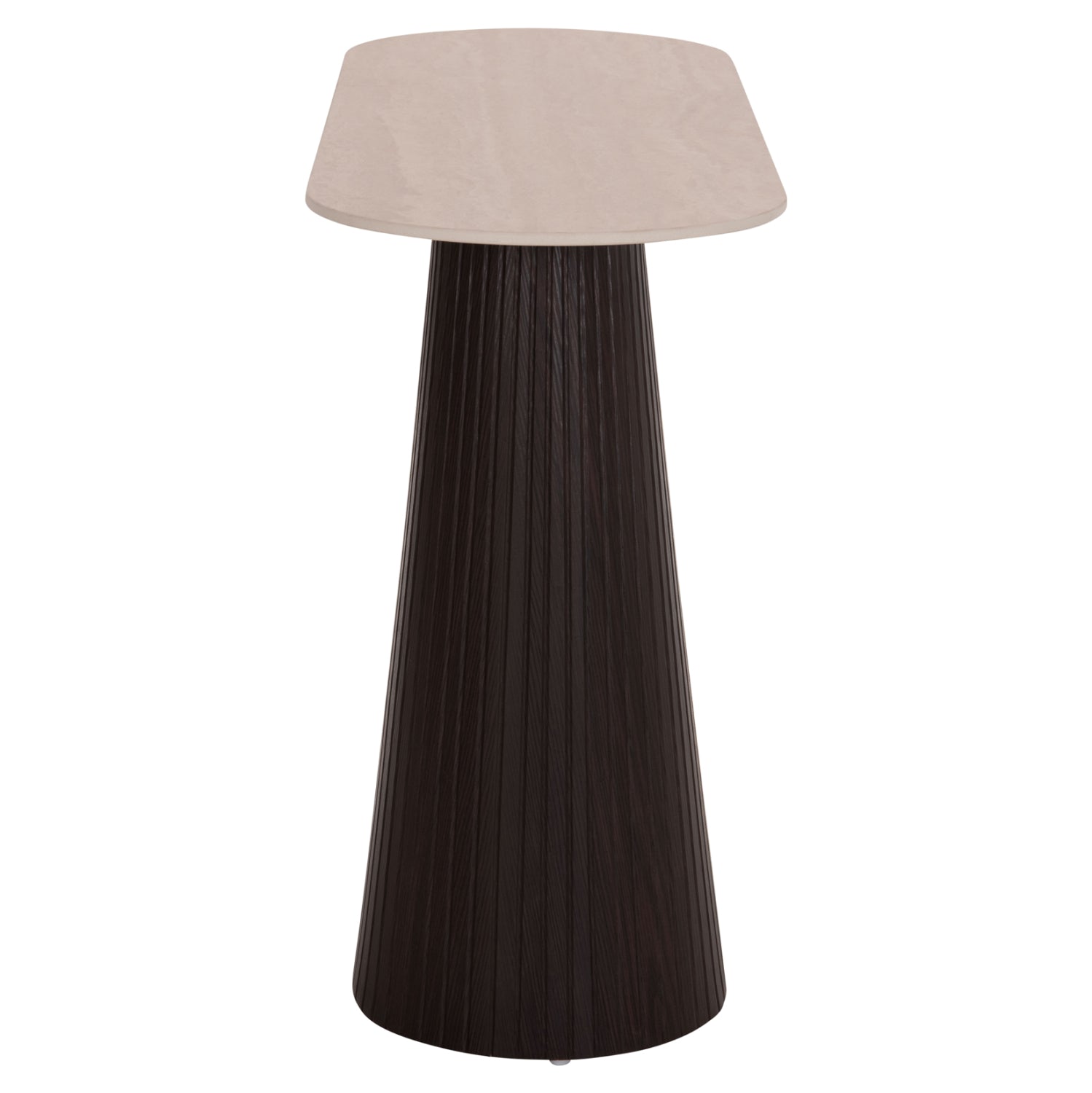 Конзола  CATER керамичен плот вид на травертин-мдф основа 120x40x77см.