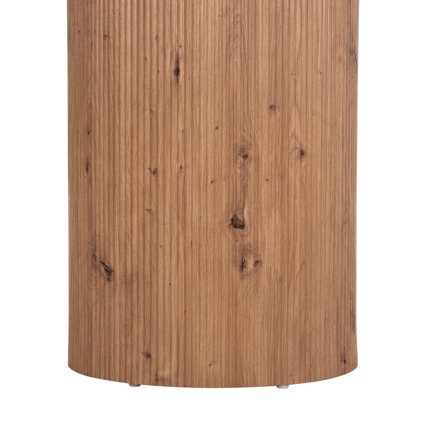 Трапезна маса  TWIL керамичен плот вид на травертин-основа мдф φ126x77h