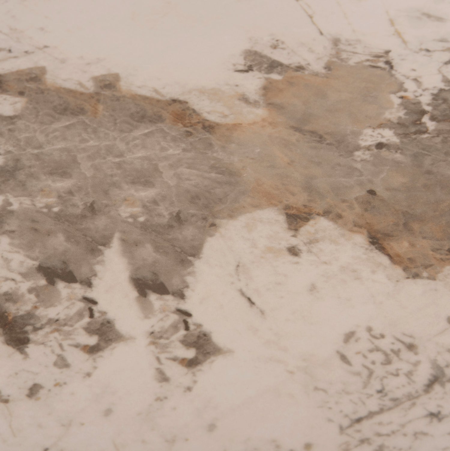 Трапезна маса SEDAR керамичен плот -кремави метални крака φ120x76h