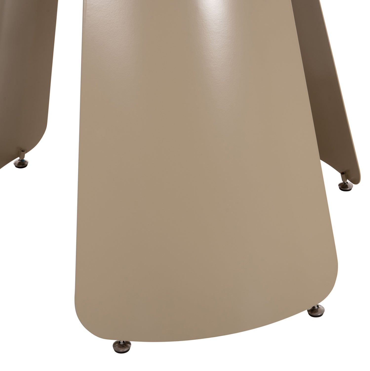 Трапезна маса SEDAR керамичен плот -кремави метални крака φ120x76h