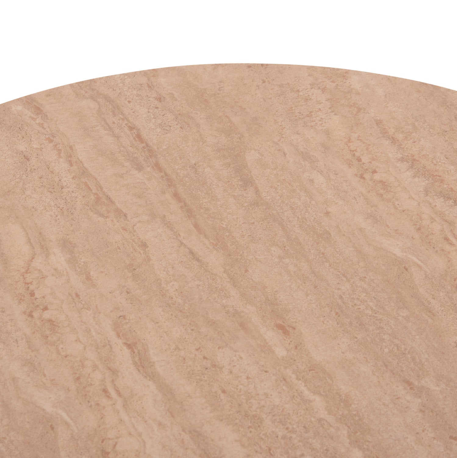 Холна маса SKY керамичен плот вид на травертин-основа мдф ф80x40hсм.