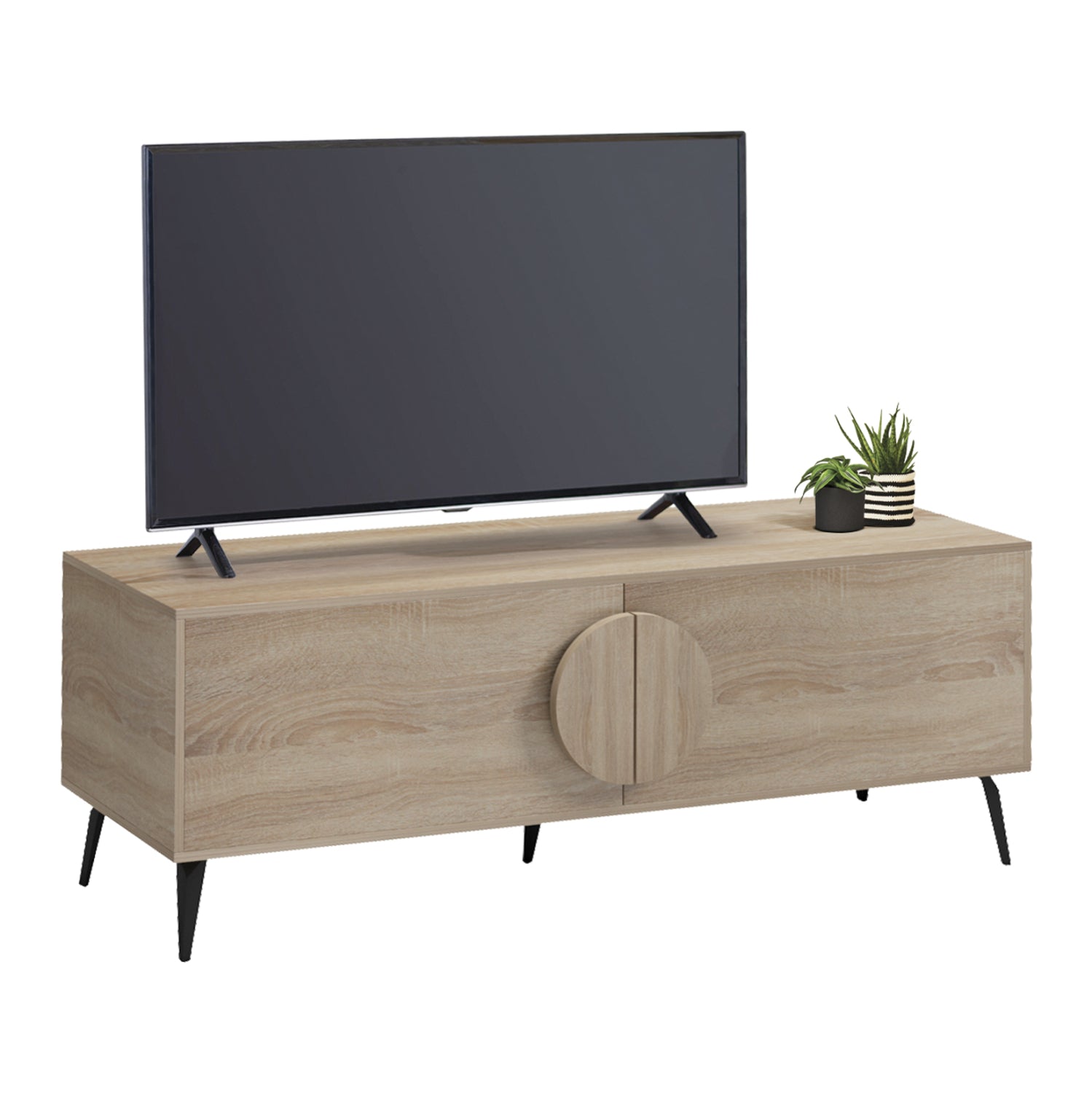 Тв мебели savore меламин в sonama 140χ35.5χ51hcm.