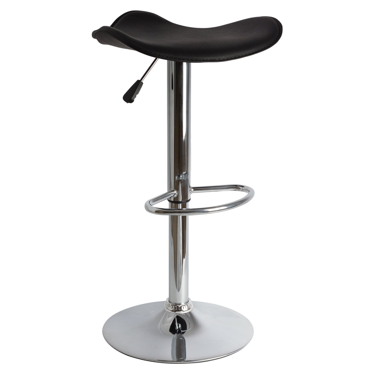 Бар стол Ганна черен цвят  45χ45χ82