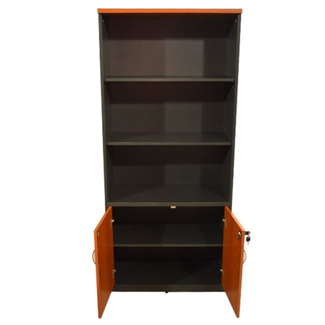 Библиотека SIENNA 80Χ40Χ180 цвят череша