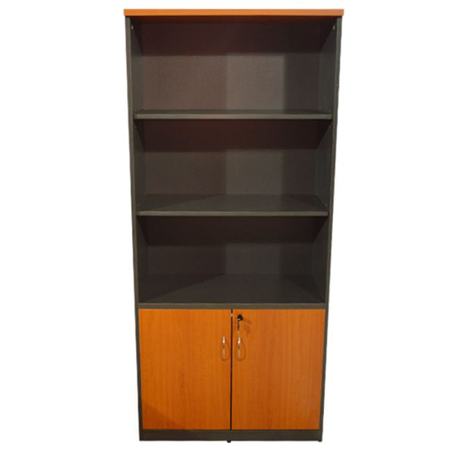 Библиотека SIENNA 80Χ40Χ180 цвят череша