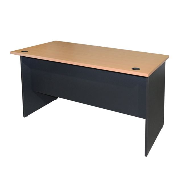 Офис бюро SIENNA цвят тъмно сив-дъб 120x70x75см