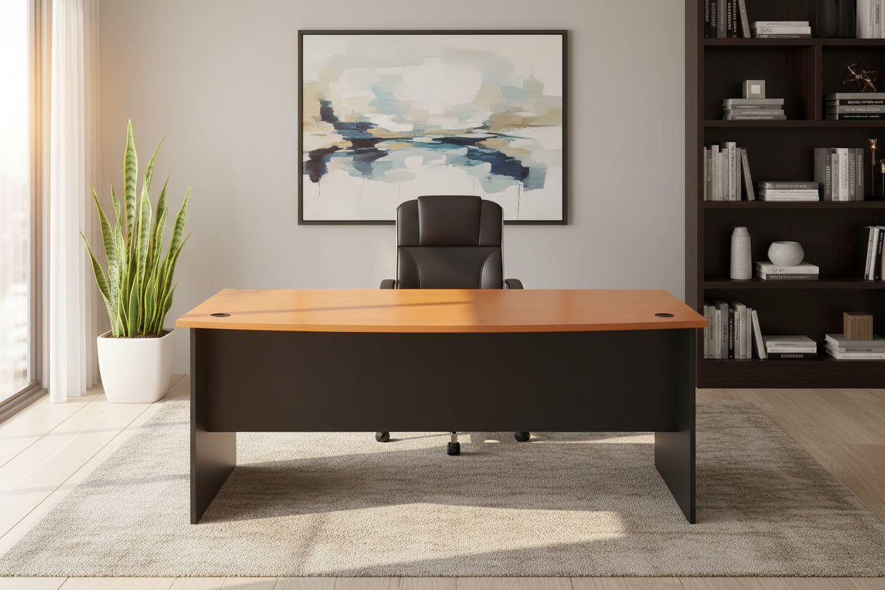 Професионално офис бюро  CADAK 180x93.5x74.6 executive цвят сив дъб