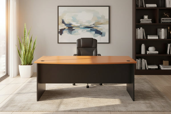 Професионално офис бюро  CADAK 180x93.5x74.6 executive цвят сив дъб