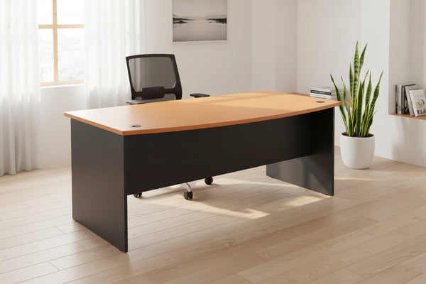 Офис бюро  CADAK сив-бук цвят 180x93.5x74см