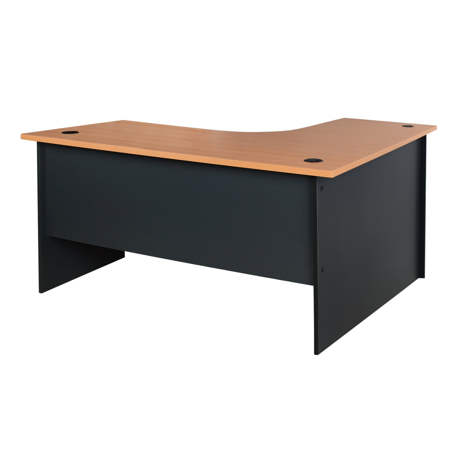 Ъглово офис бюро Стаси 150/150см-цвят бук-сив