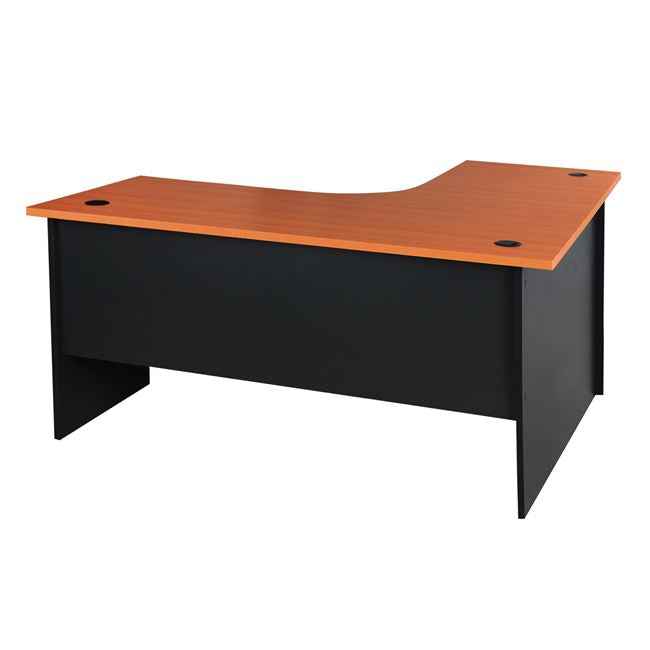 Ъглово бюро професионал сиена 150x150x75см череша