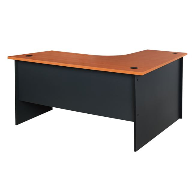 Ъглово бюро професионал сиена 150x150x75см череша