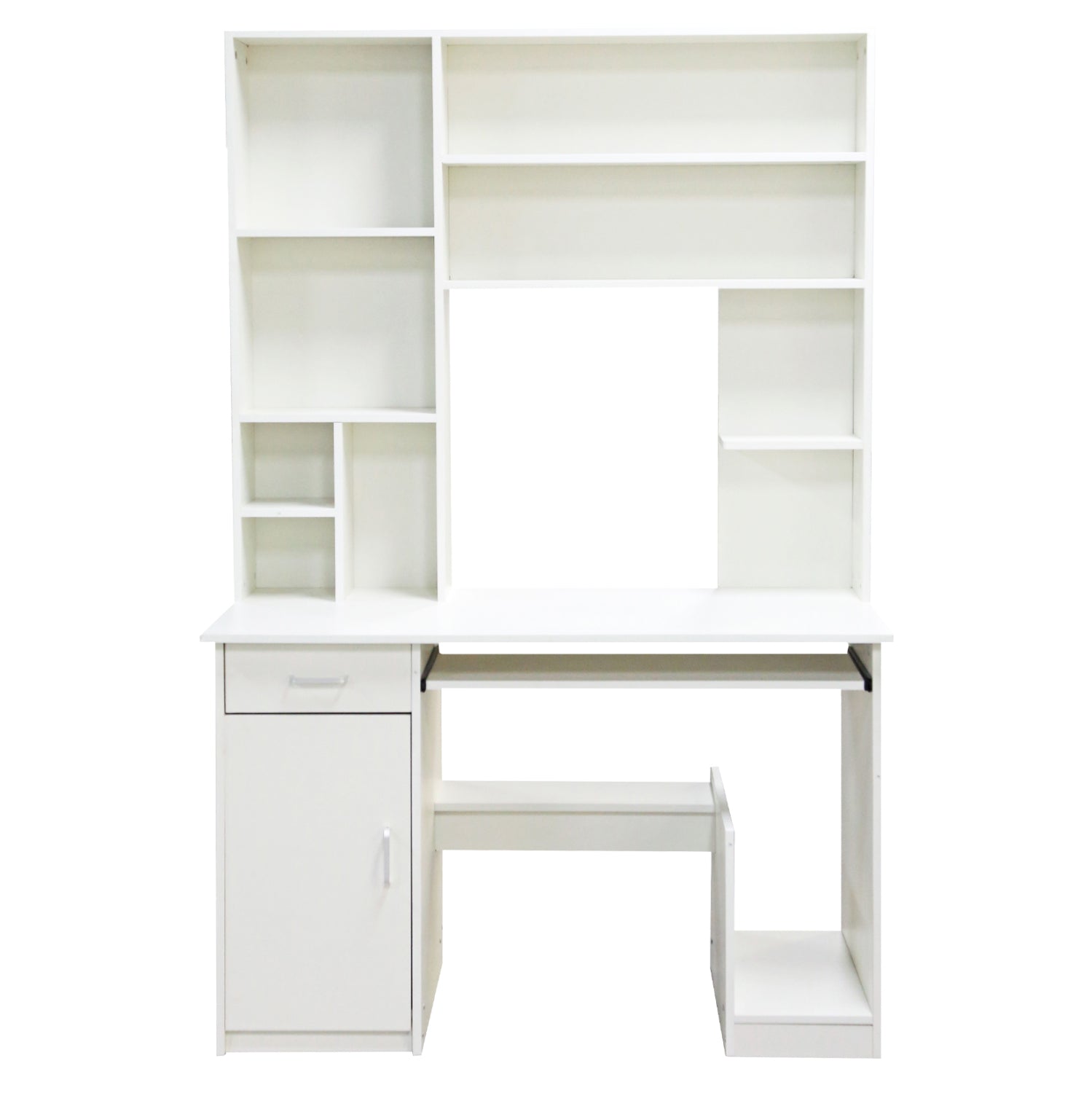 Офис бюро STATUS бял цвят 120x55.5x182.5 см