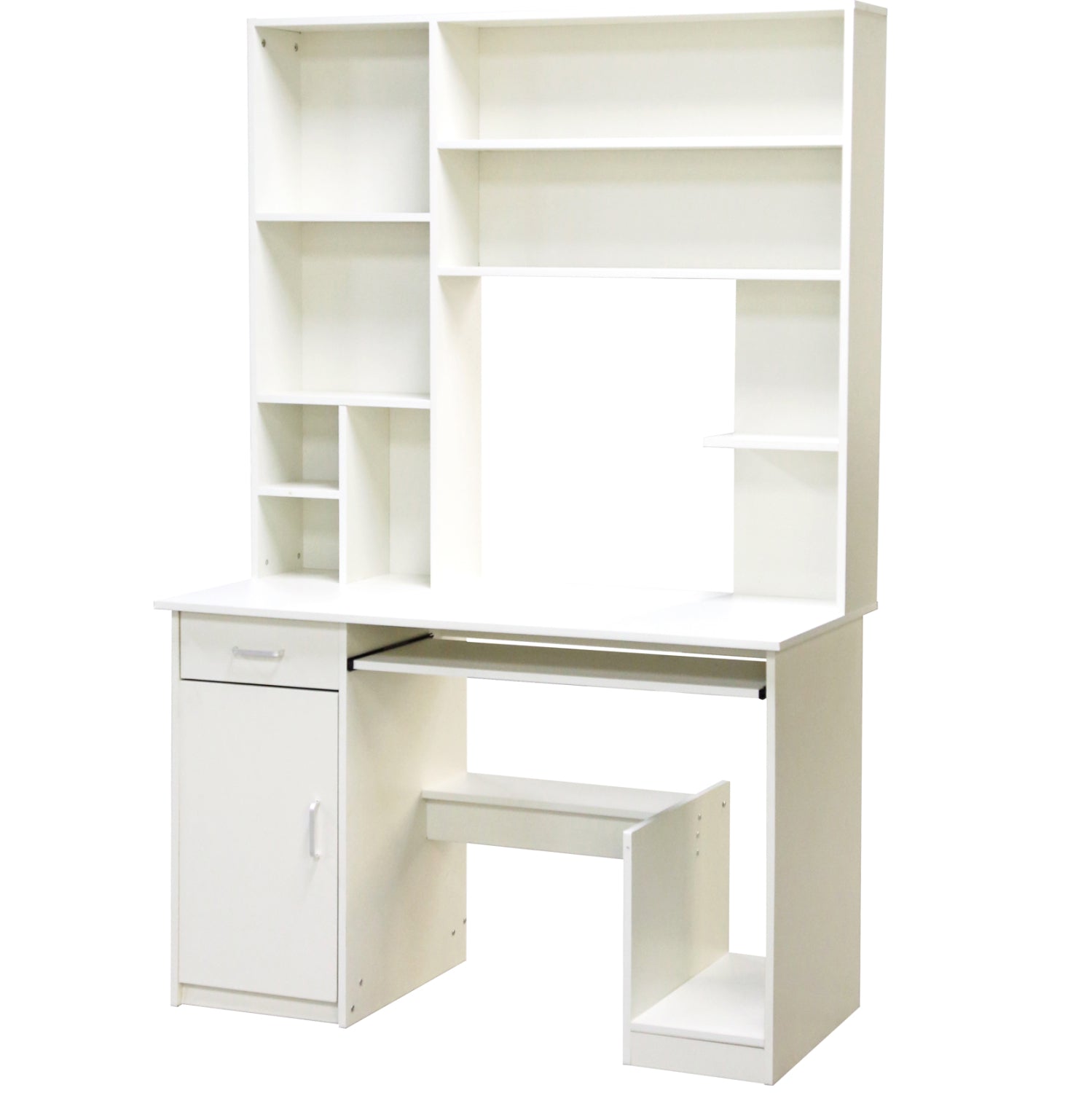 Офис бюро STATUS бял цвят 120x55.5x182.5 см