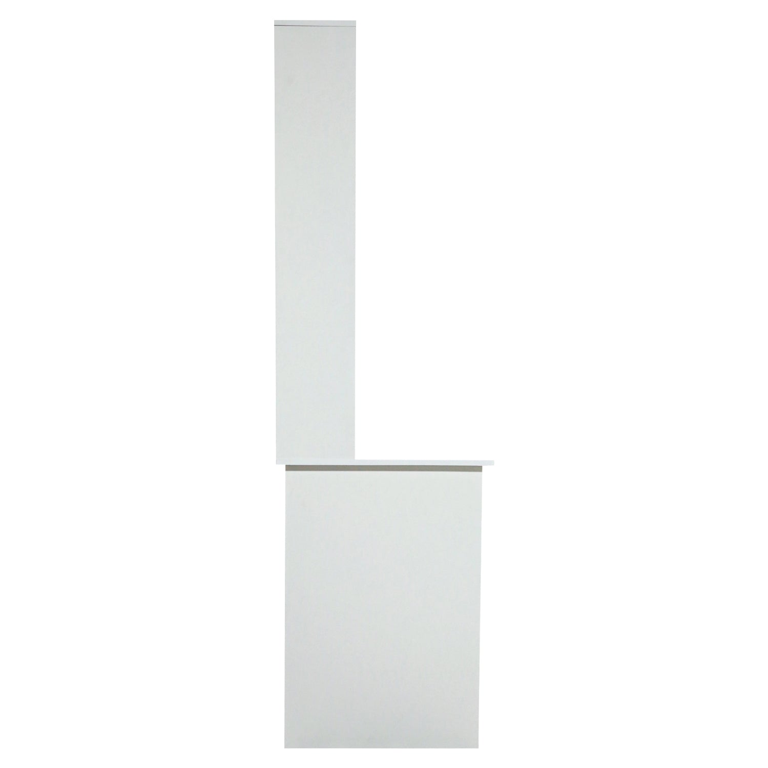 Офис бюро STATUS бял цвят 120x55.5x182.5 см