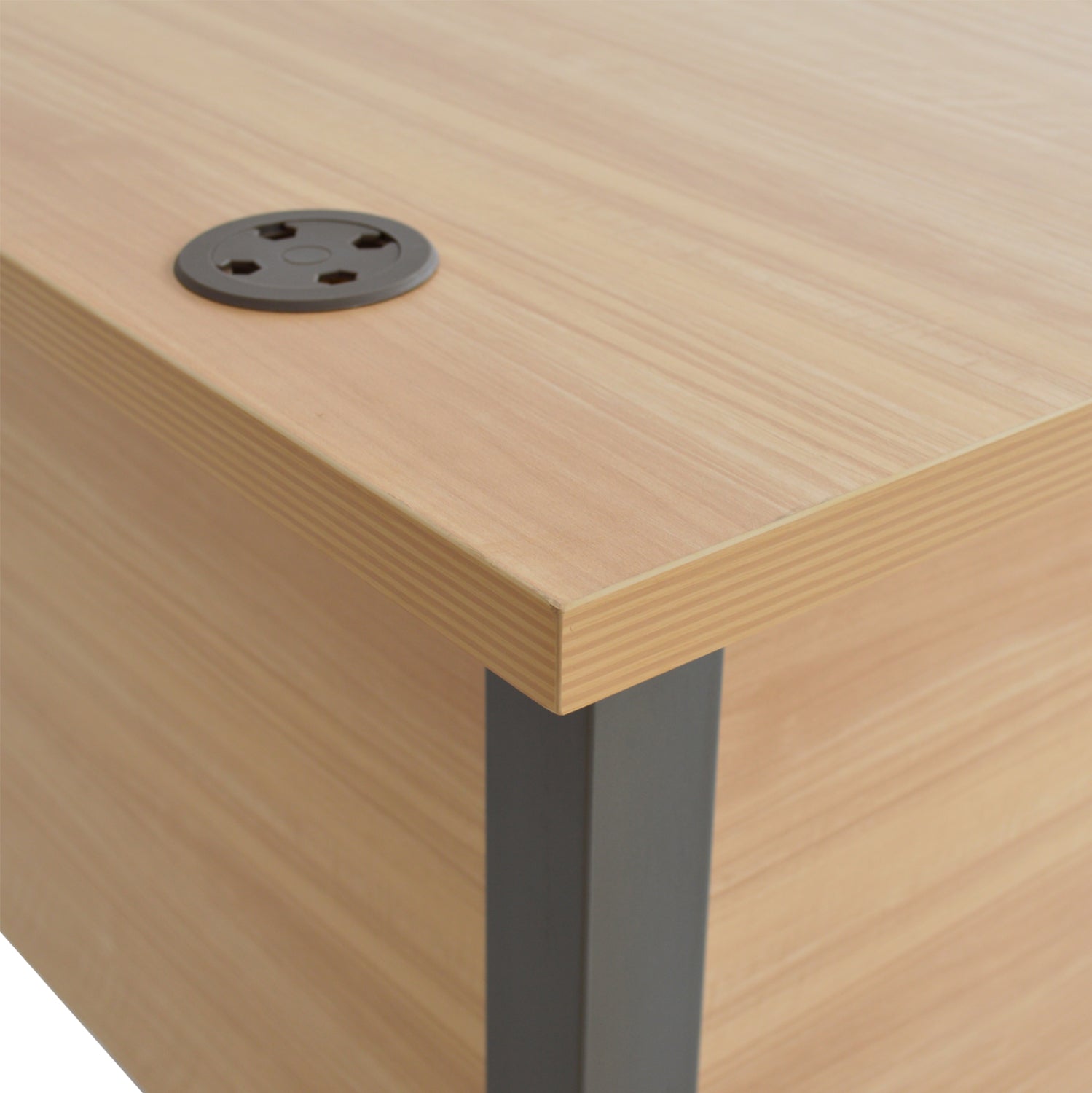 Офис бюро  VALDEN цвят дъб ляв ъгъл 160X120X75см