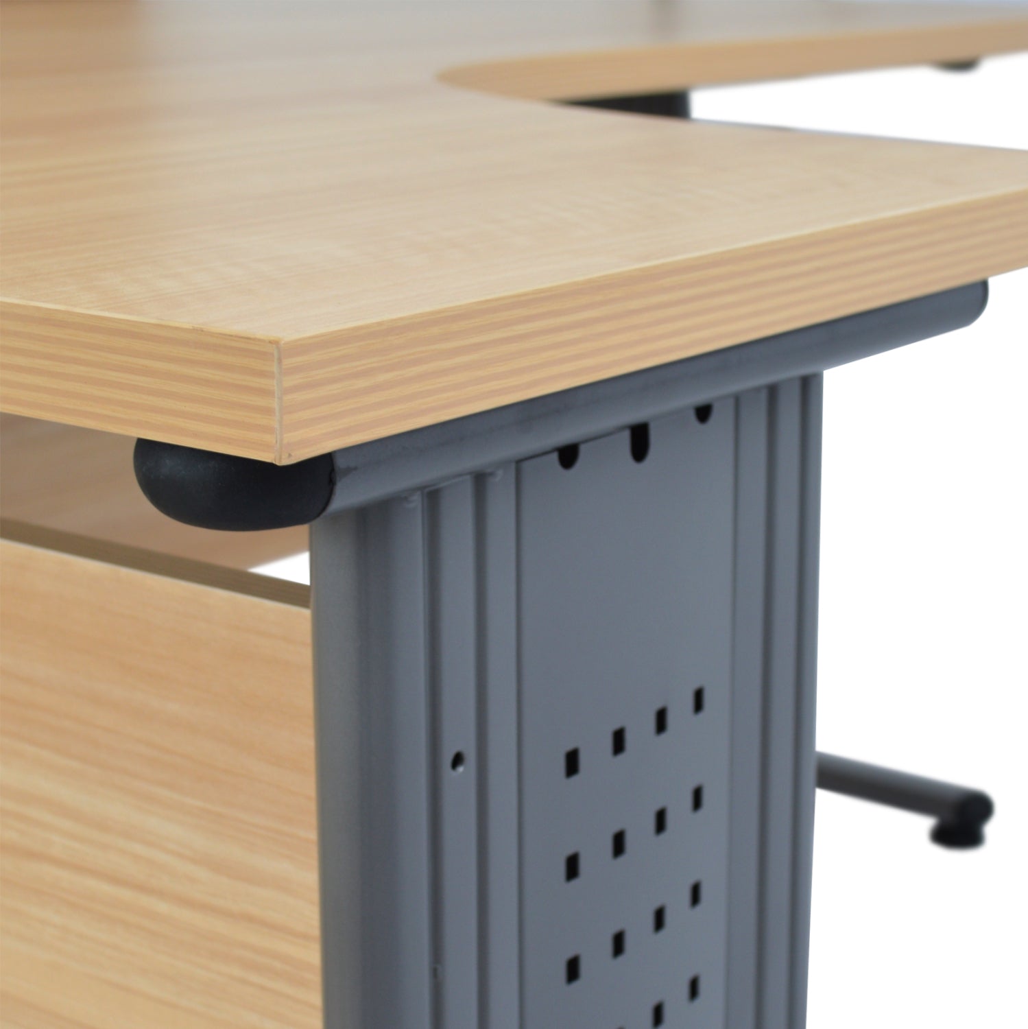 Офис бюро  VALDEN цвят дъб ляв ъгъл 160X120X75см