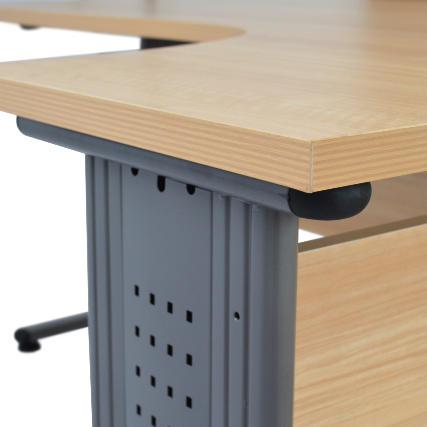 Офис бюро VALDEN бук-сив цвят  160х120х75 см