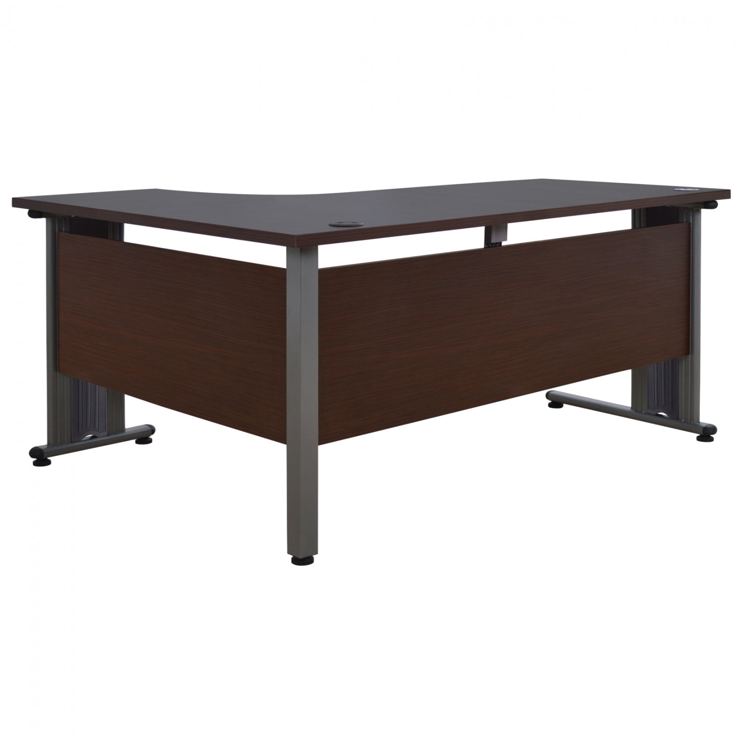 Професионално бюро Valden цвят венге  десен ъгъл 160x120x75см