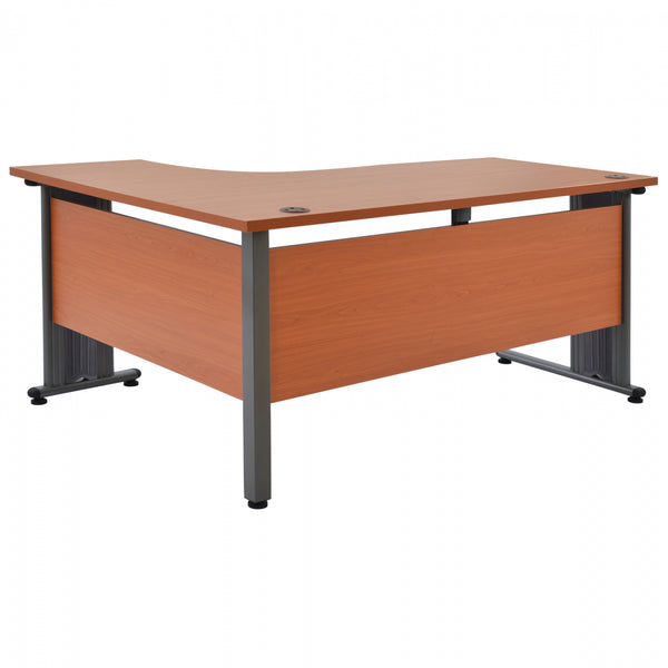 Професионално бюро Valden цвят череша  десен ъгъл  160x120x75см
