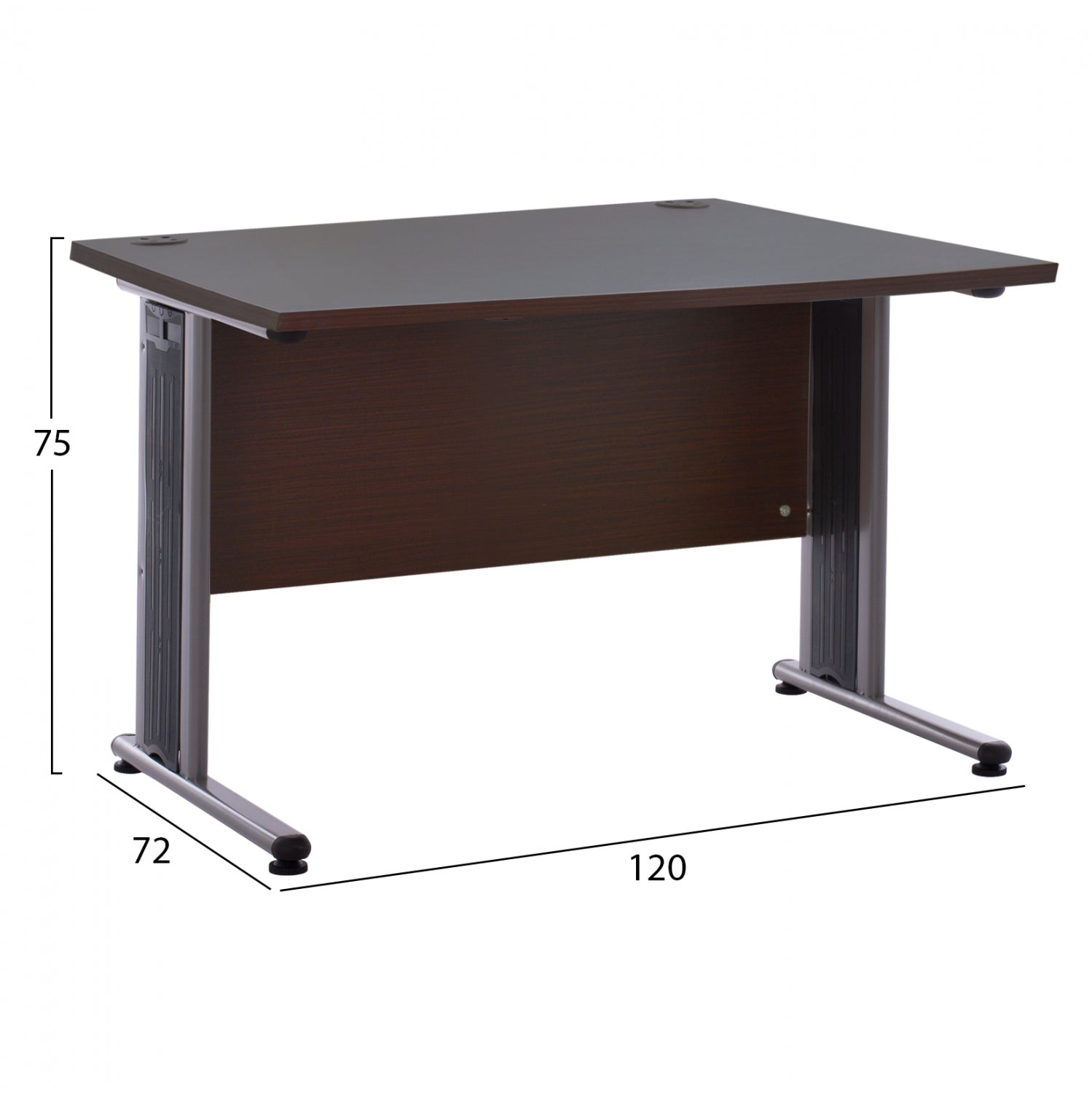 Офис бюро VALDEN цвят венге 120Х72Х75 см