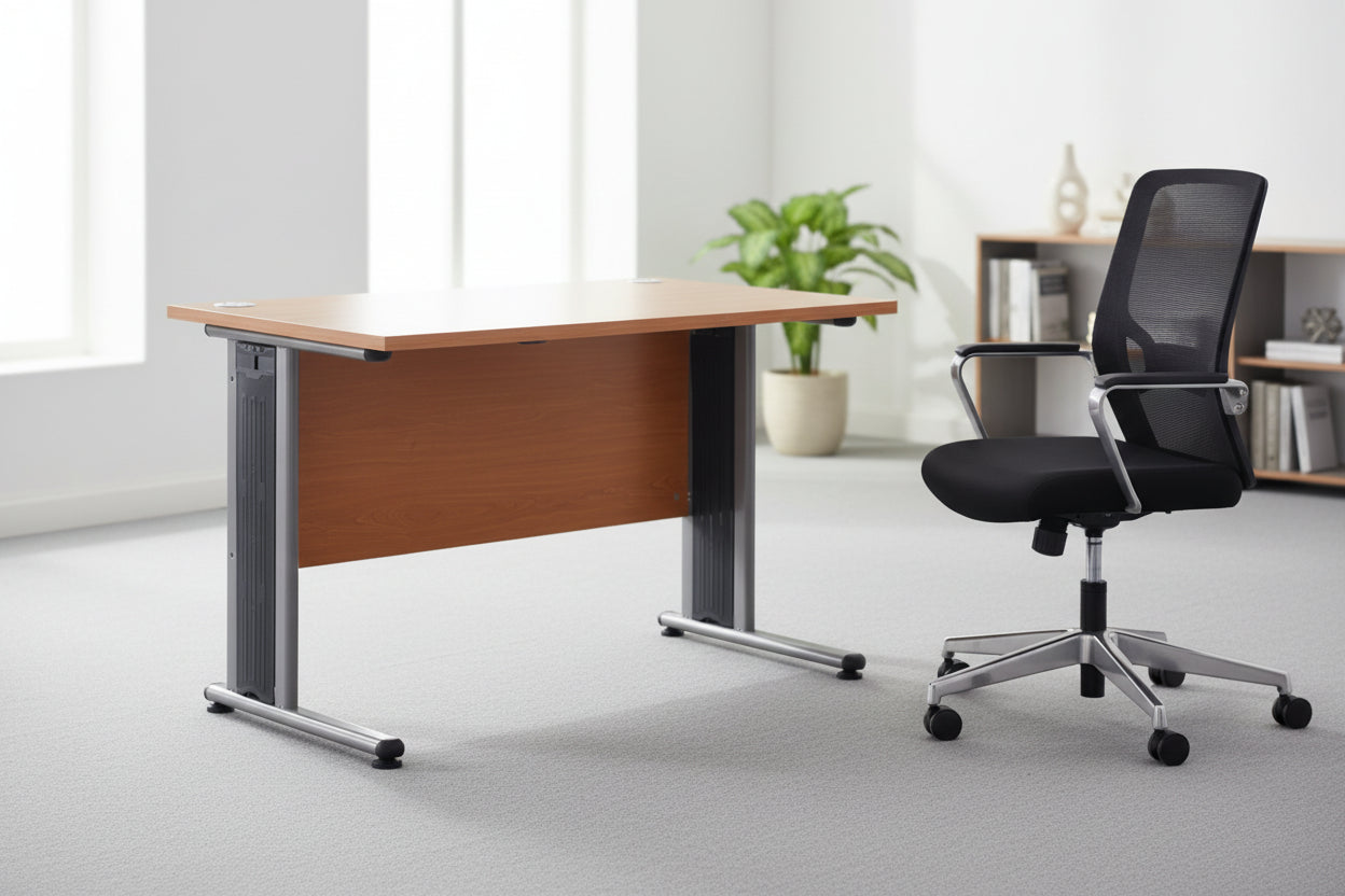 Офис бюро  VALDEN цвят череша 120X72X75см