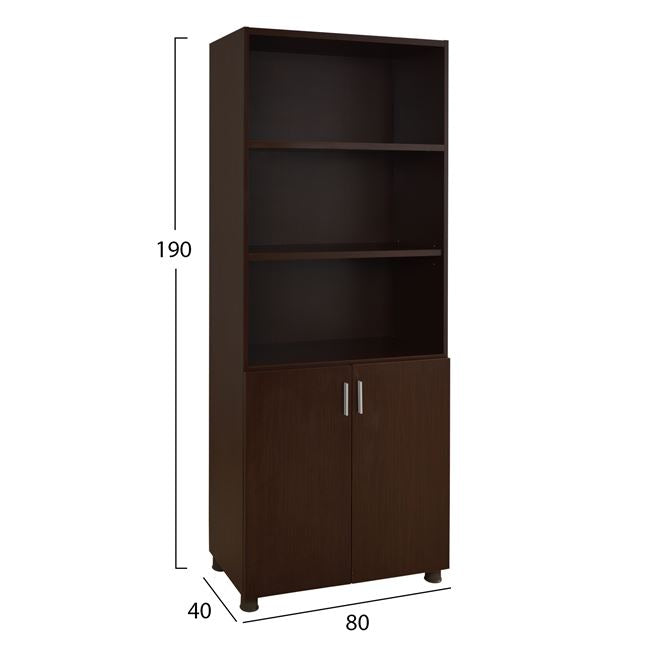 Офис библиотека  VANCE цвят венге  80X40X190см