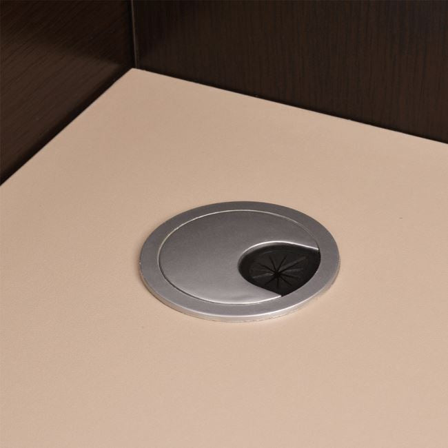 Рецепция  DALTON цвят венге-бежов  240x80x106см