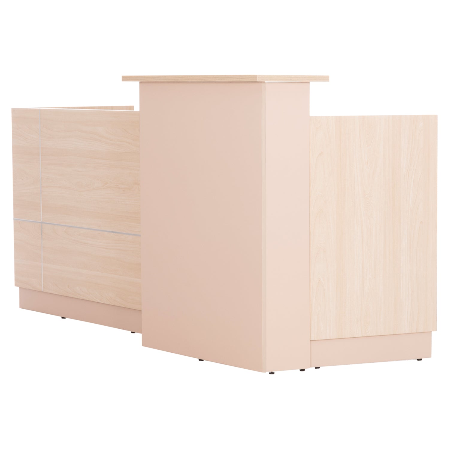 Рецепция  DALTON  цвят сонома-бежов 240x80x106см