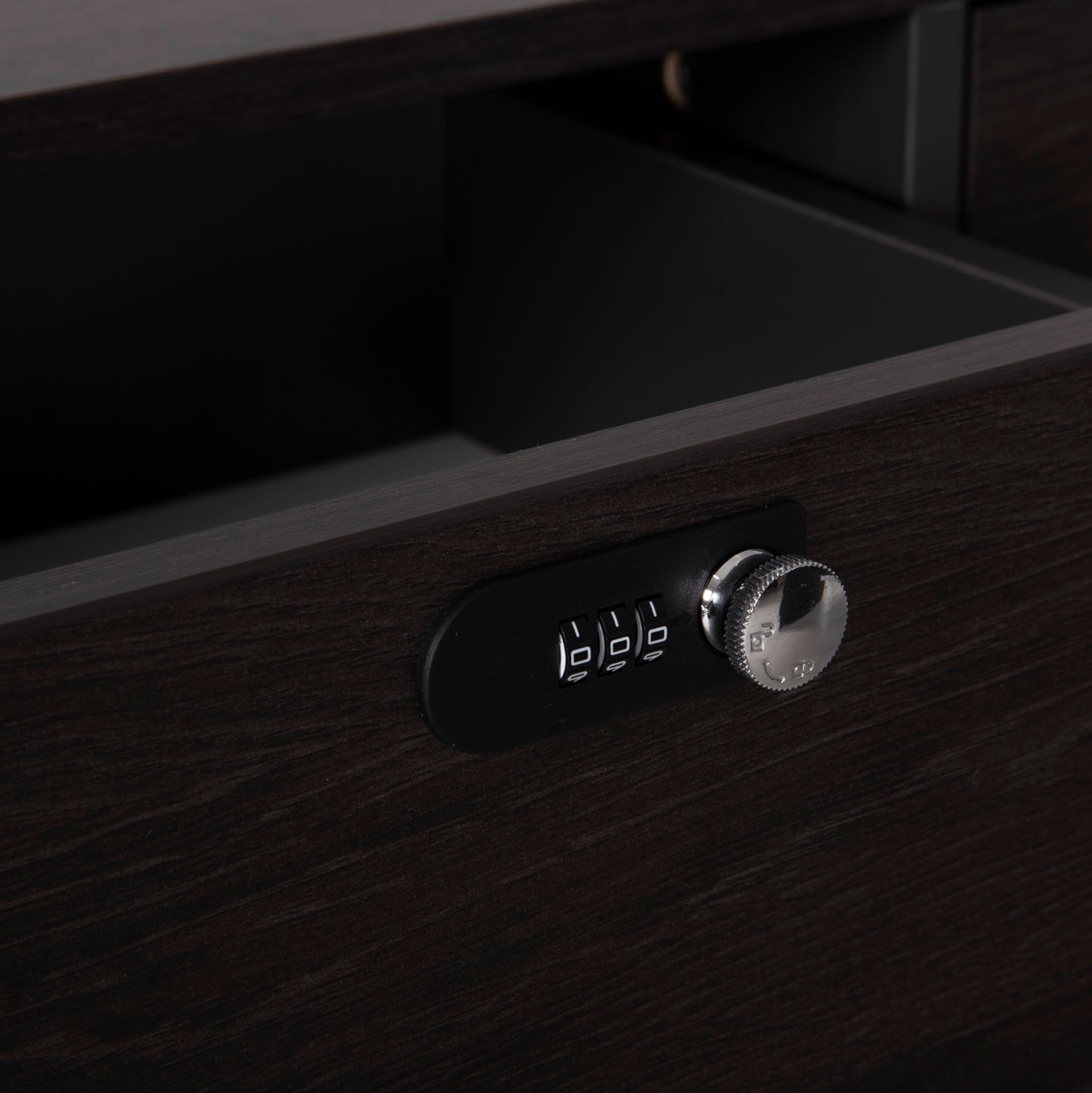 Офис бюро ROSEWOOD сив цвят 220X180X76см