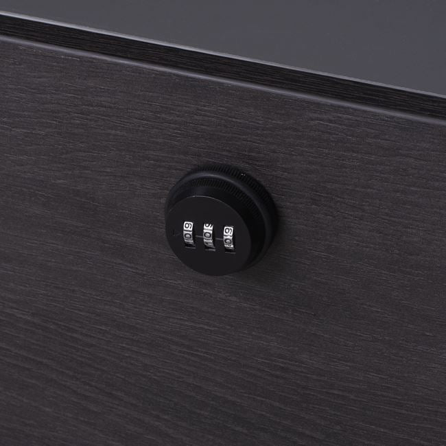 Офис бюро ROSEWOOD  - ляв ъгълцвят венге-сив 180X170X76см