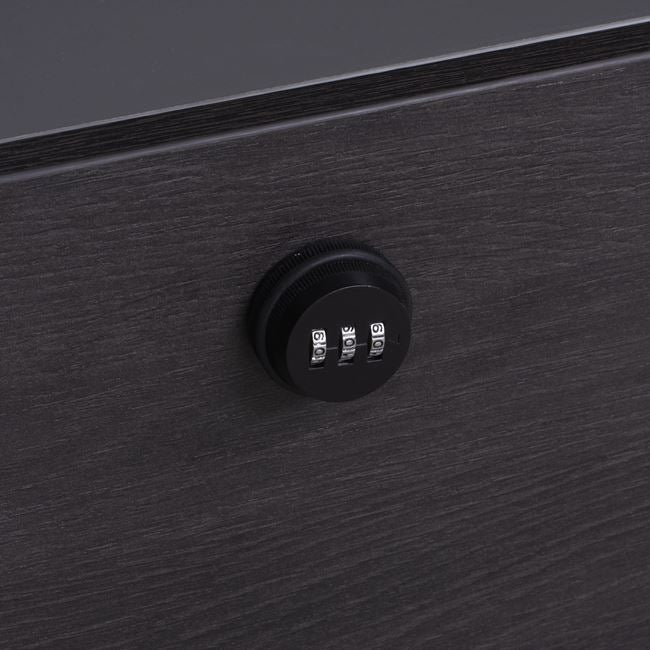 Офис бюро ROSEWOOD  - десен ъгълцвят венге-сив 180X170X76см