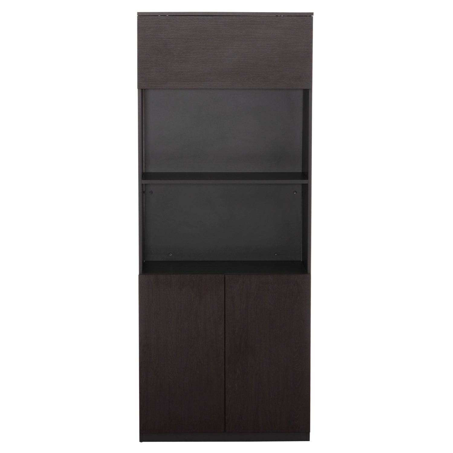 Библиотека ROSEWOOD  80х200 -цвят венге-сив 80Χ40Χ200см