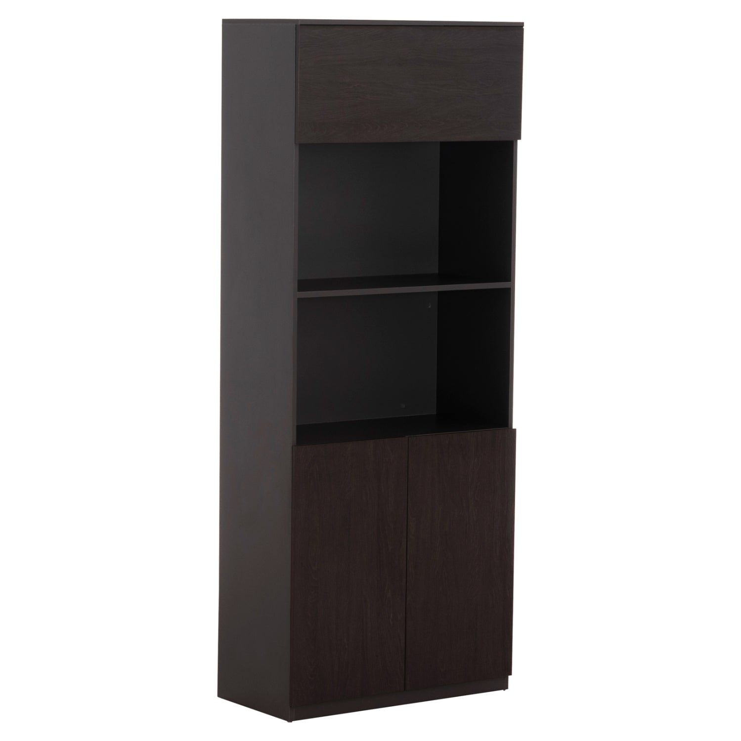 Библиотека ROSEWOOD  80х200 -цвят венге-сив 80Χ40Χ200см