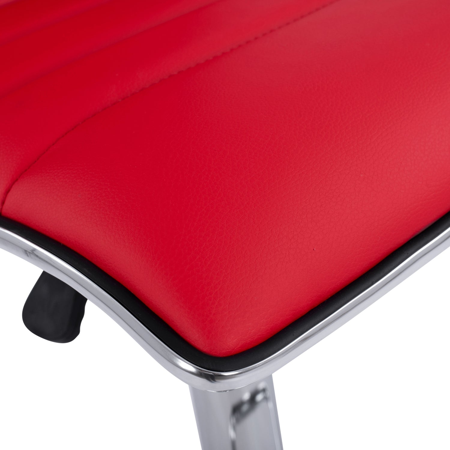 Бар стол Нексъс цвят червен-хром 40x47.5x115