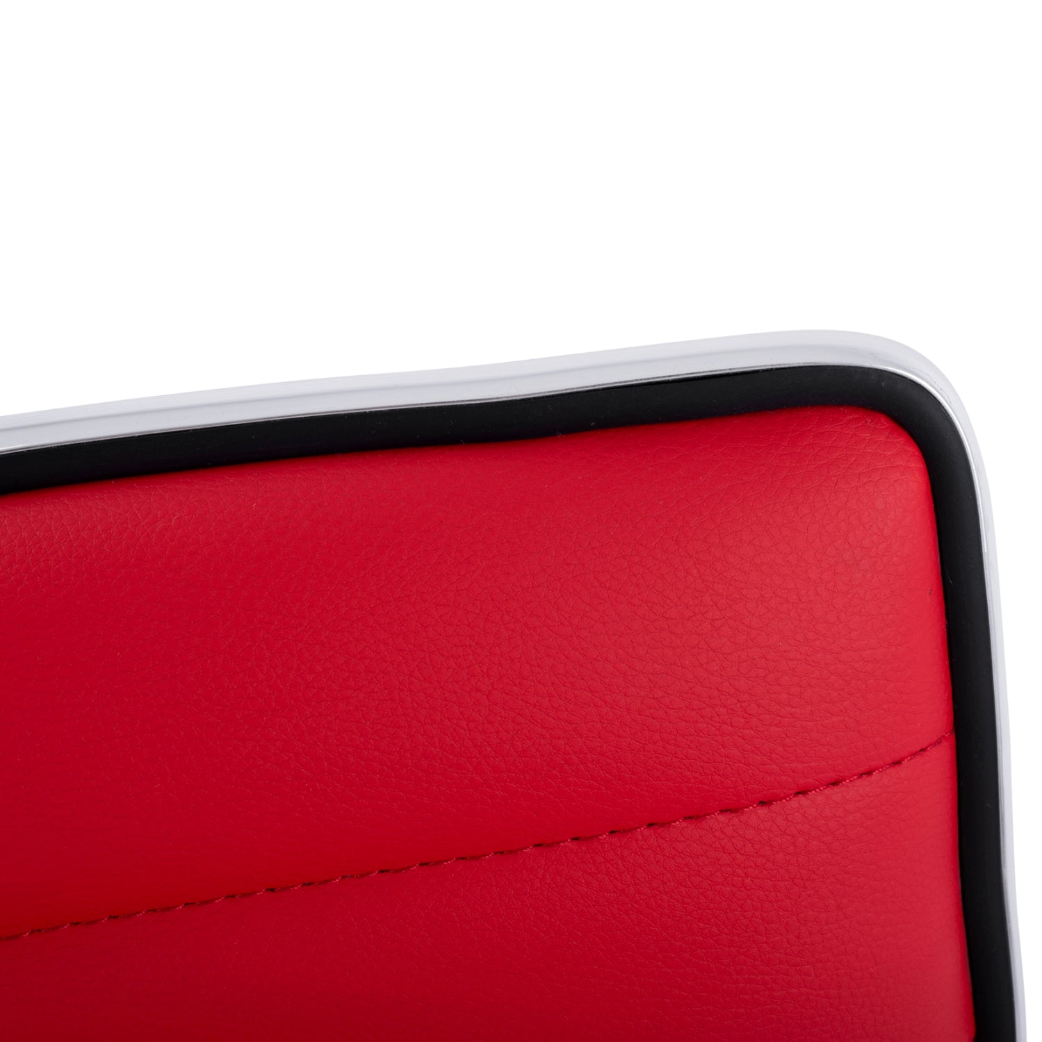 Бар стол Нексъс цвят червен-хром 40x47.5x115