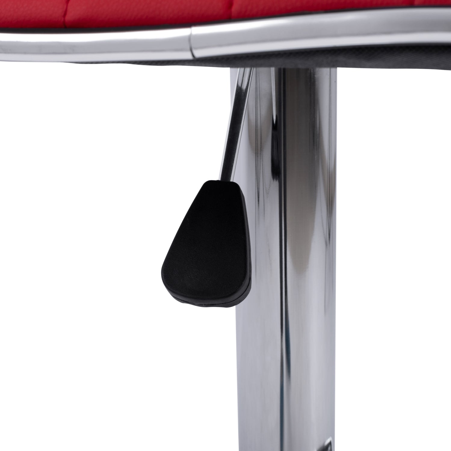 Бар стол Нексъс цвят червен-хром 40x47.5x115