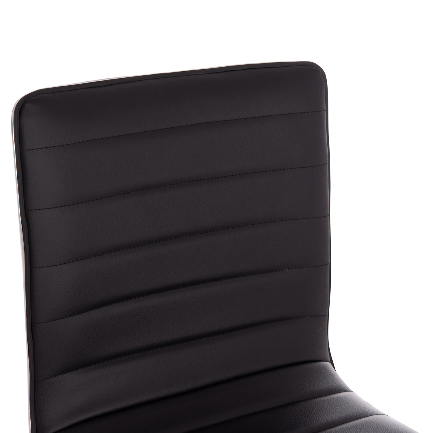 Въртящ се бар стол nexus амортисьор и черен pu 43x47x116см.