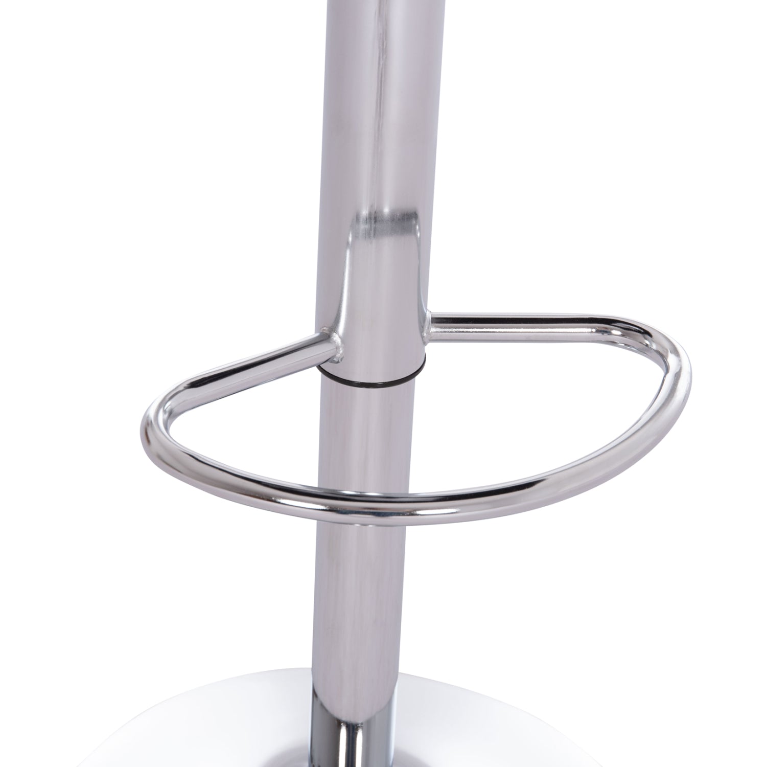 Въртящ се бар стол nexus амортисьор и черен pu 43x47x116см.