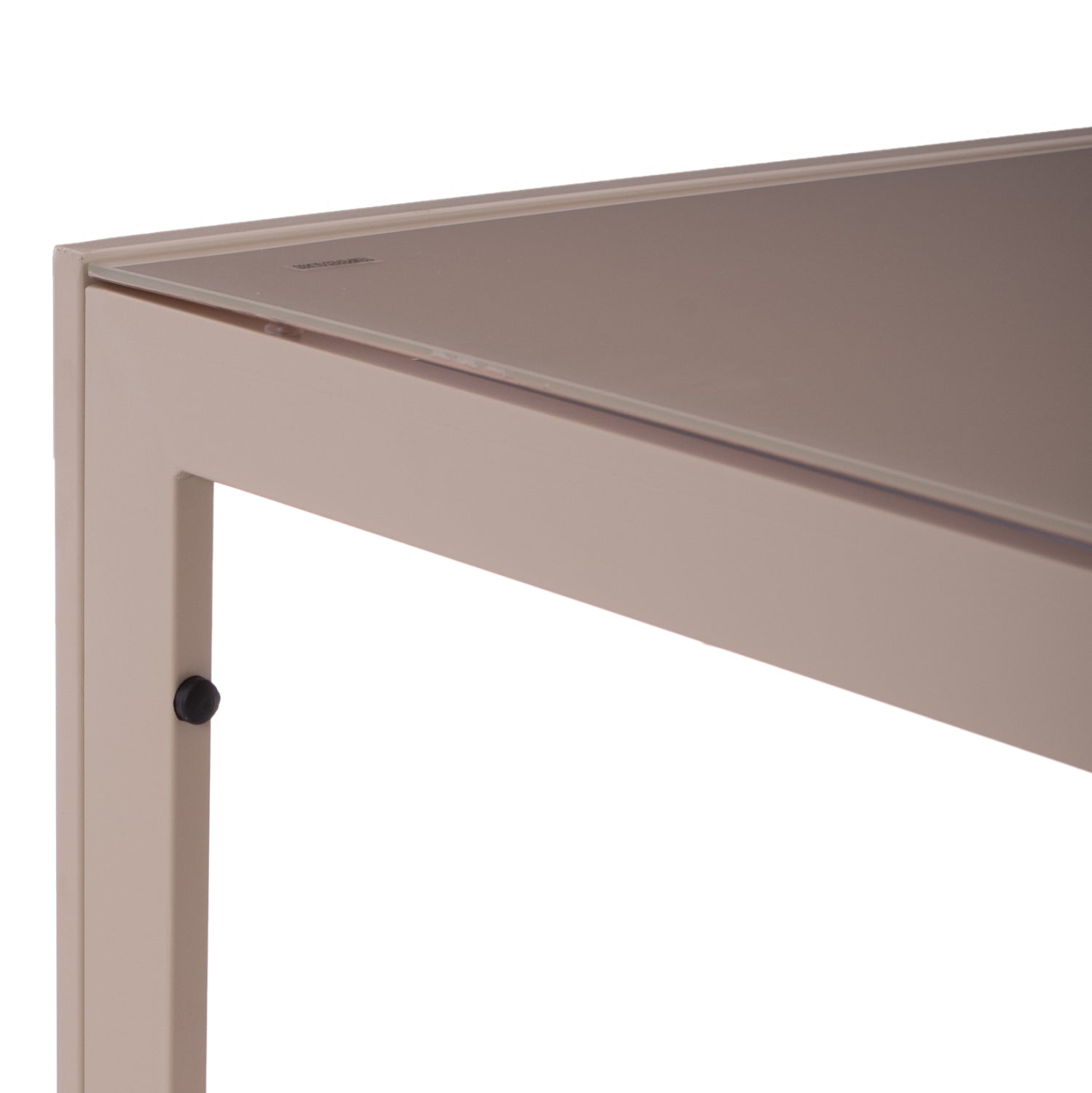 Трапезен комплект 5бр./ маса 90x150x75  и 4 стола метални в капучино