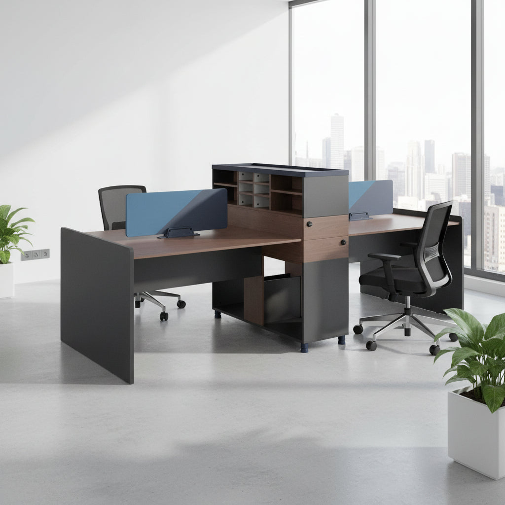 Професионално работно място за 4 души 284x120x120см