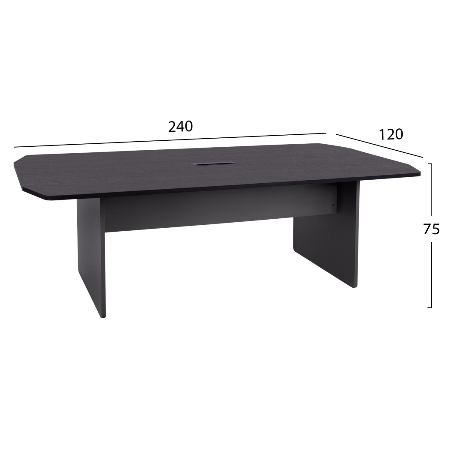 Конферентна маса  ROSEWOOD  240x120 -цвят венге