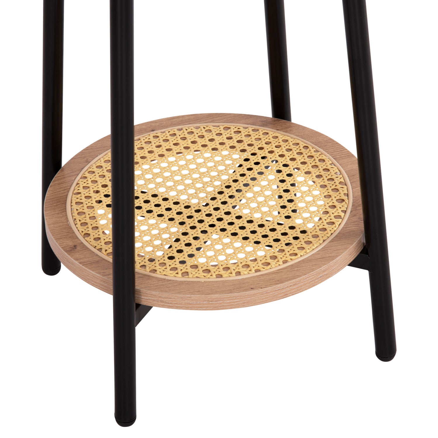 Комплект холни маси  SEWELL цвят зебрано-естесвен Φ80см и Φ45см