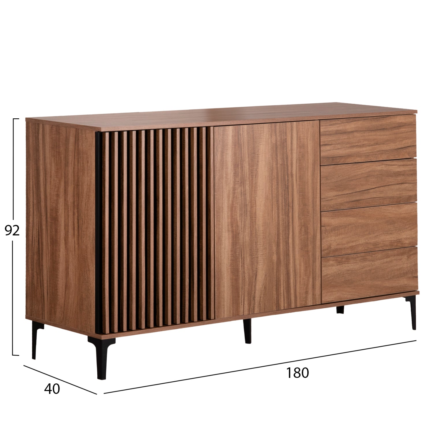 Комплект за хол HARRY  4 части бюфет-маса-тв шкаф-витрина