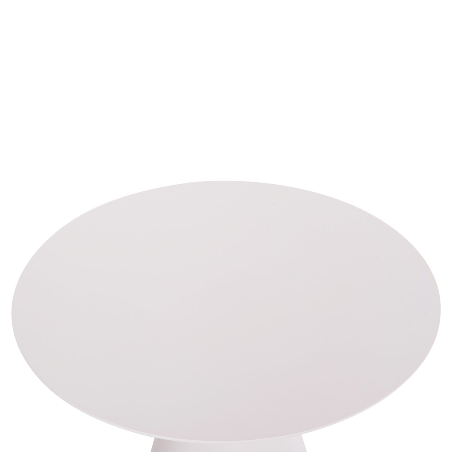 Комплект за отдих 3бр външен Оrego алуминиев в бяло с маса Φ50x56