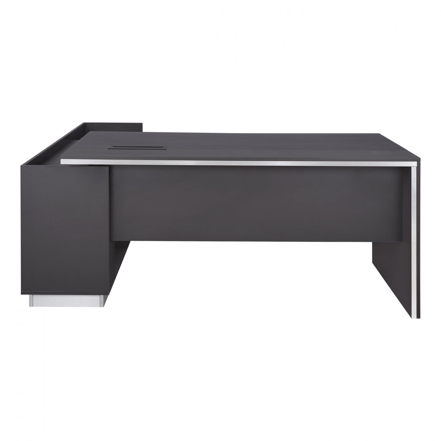 Офис бюро ROSEWOOD   десен ъгъл цвят венге-сив 200X160X76см