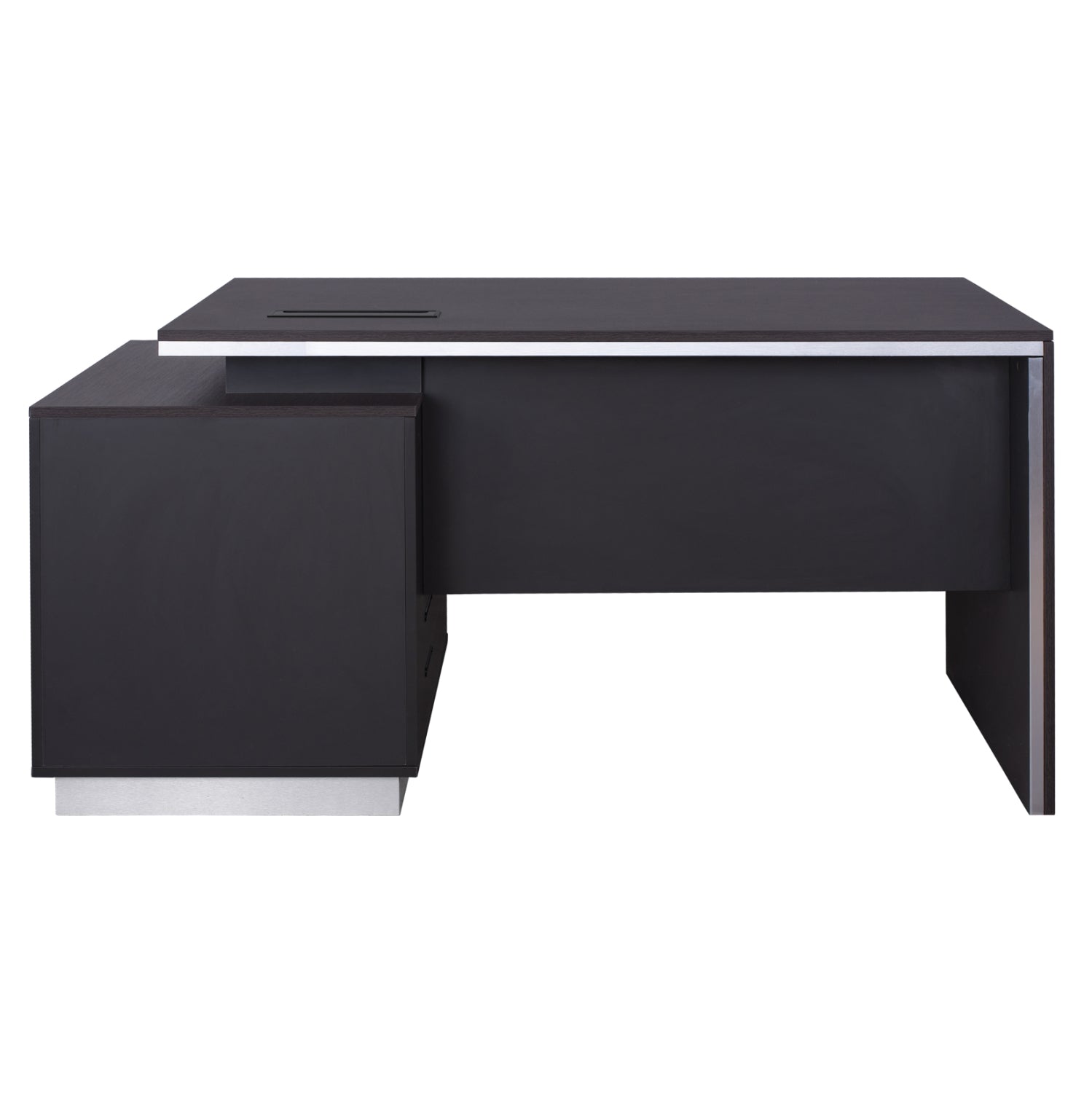 Офис бюро  ROSEWOOD  десен шкаф цвят венге 180X80X76см