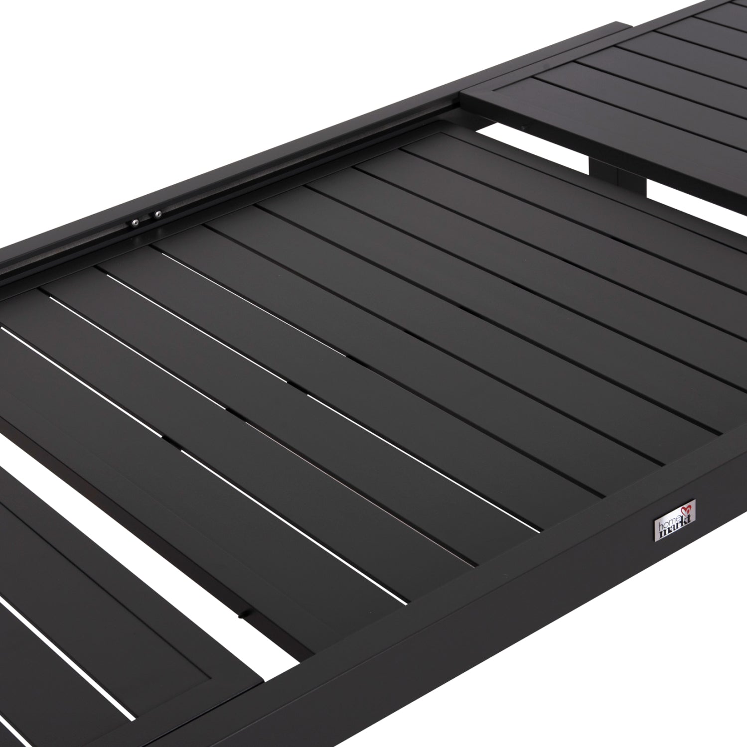 Външен трапезен комплект 7бр Кrum тъмно сив алуминий с маса 160-240x90x73