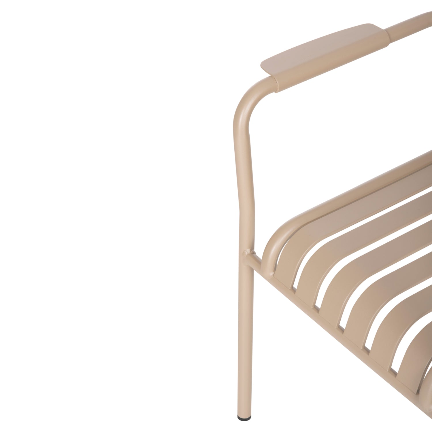 Външен трапезен комплект 7бр Крум алуминий в цвят на шампанско с маса 160-240x90x73